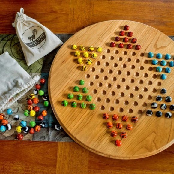 Chinese checkers marble checkers board